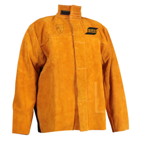 ESAB Welding Jacket Кожаная куртка сварщика со вставкой из огнестойкого материала на спине